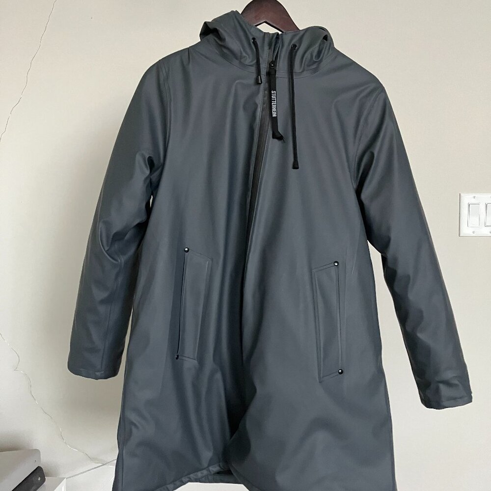 Stutterheim Mosebacke Charcoal Winter Jacket XS
